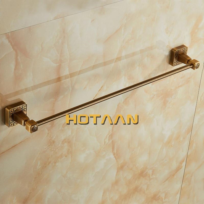 . (24",60cm)Single Towel Bar/Towel Holder,Solid Aluminium,Antique Brass Finish,Wall Mounted Bathroom accessories