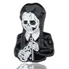 Brooch Family Addams Skull Black Badge Lapel Pin Kids Xmas Gifts