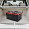 Foldable Storage Box 30L Book Box Stackable Outdoor Camping Storage Box Clothes Storage Box Multi-Function Car Storage Box For