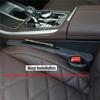 Car Seat Gap Filler Pad,2 Pcs Pu Leather Universal for Car SUV Truck to Fill The Gap Between Console and Seat,Prevent Small Objects from