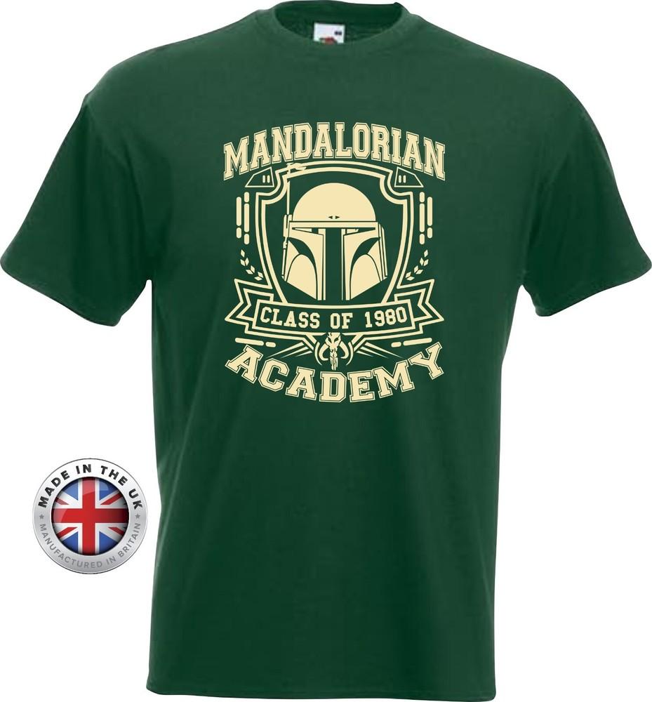 Star Wars Boba Fett Unisexdalorian 1980 Academy UnisexLadies Black Fitted T Shirt S