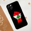 Lebanese Lebanon Flag Case For Apple iPhone 16 15 14 13 11 12 Pro Max Mini XR 15 16 Plus 16e Protective Cover