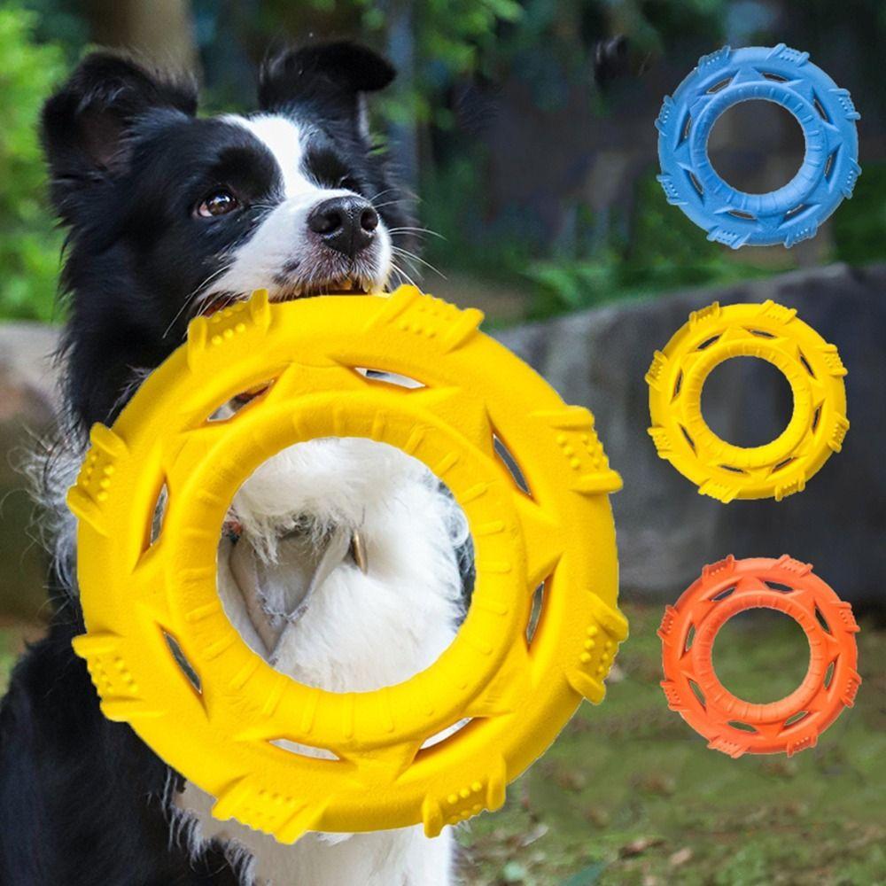 Bite Resistant Interactive Dog Toys Teeth Grinding Pet Pull Toy Durable Dog Pull Ring Toys  Dogs