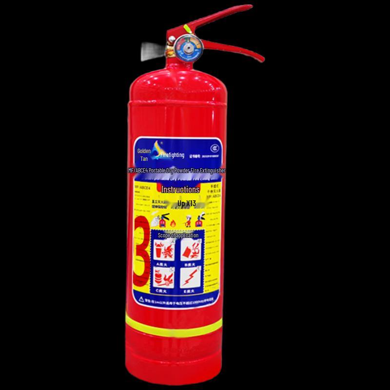DAXTE 3KG Portable Dry Powder Fire Extinguisher