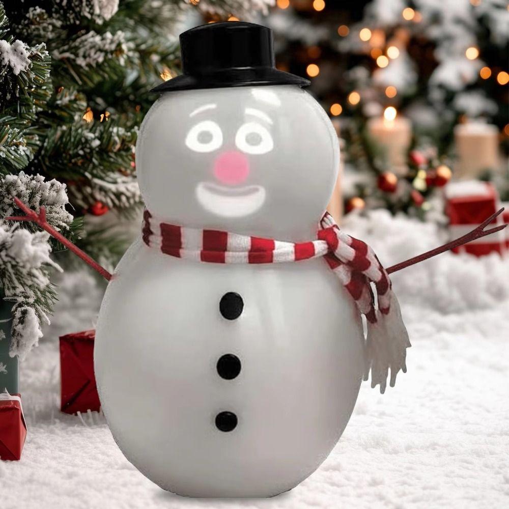 Sprechender Funktion Sprechender Schneemann Animierter Blinkender Schneemann Mode Animierter Schneemann Winter-Ausstellung