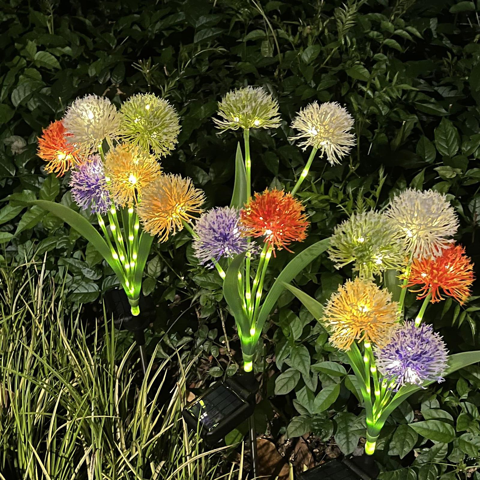 

Solar Lawn Lamp Swaying Lights 5 Head Landscape Decorative Garden Stake Lamp Outdoor Pathway Light for Yard Patio Pathway Lawn