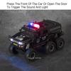 1:32 H2 Conqueror Police Car Model Toy Doors Opened Alloy Diecast Music Light Off-road Vehicles Models Home Decor Decoration
