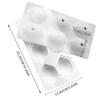 Silicone Baking Mold 6-Cavity Cupcake Molds Silicone Muffin Pan Reusable Non Stick Baking Supplies for Cookie Cake Dessert Food