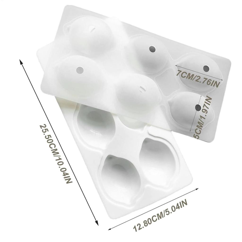 Silicone Baking Mold 6-Cavity Cupcake Molds Silicone Muffin Pan Reusable Non Stick Baking Supplies for Cookie Cake Dessert Food