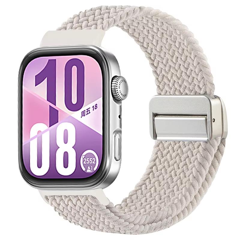 Magnetic band For HUAWEI watch fit 3 4 pro strap Smartwatch Accessories Braided solo loop Bracelet correa huawei watch fit4 band