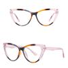 Cat's Eye Large Frame Decorative Glasses Frame Women's Computer Glasses