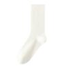 5 Pairs of Female Autumn and Winter Pure Color Warm Boneless Sweat Absorption Breathable Plus Long Pile Socks