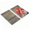 Decorative Glass Kitchen Cutting Boards for Chili Peppers 2X30X52 Cm