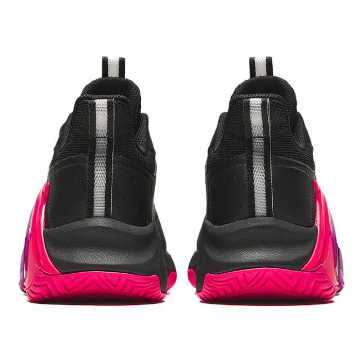 Anta Kids Air Space Non-Slip Shock Absorbing Wear-Resistant Breathable Low-Top Basketball Shoes Kids sneaker Black A12431102-3