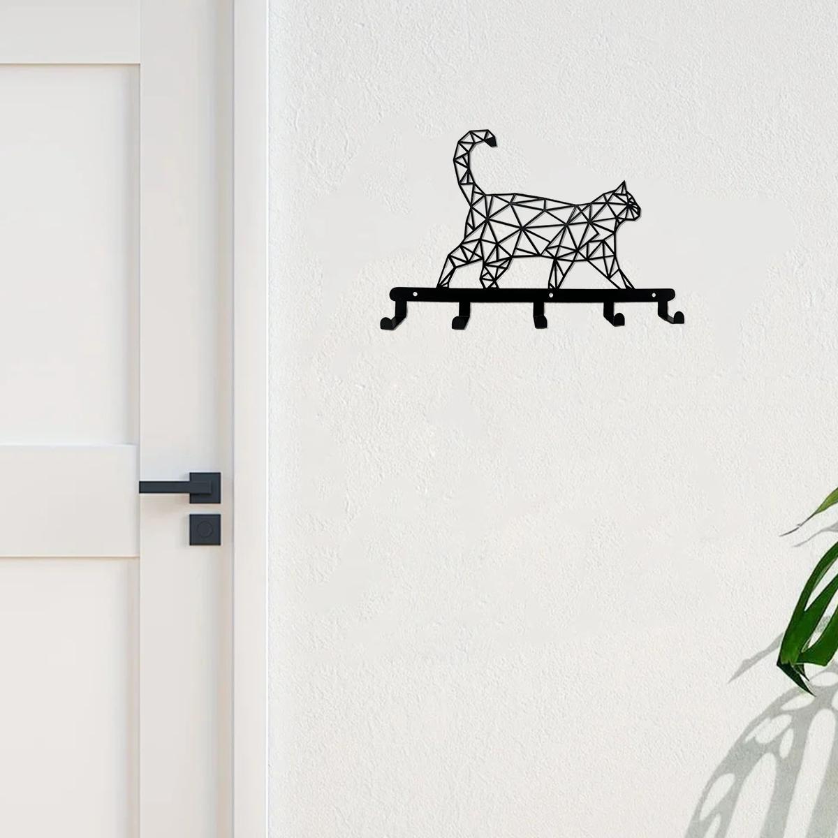 1 шт. Металлическая полая вешалка для одежды для кошек – настенная вешалка — фото 6