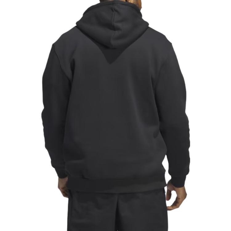 Adidas Sweatshirts Men's Black Hooded Moderate Regular IJ0961