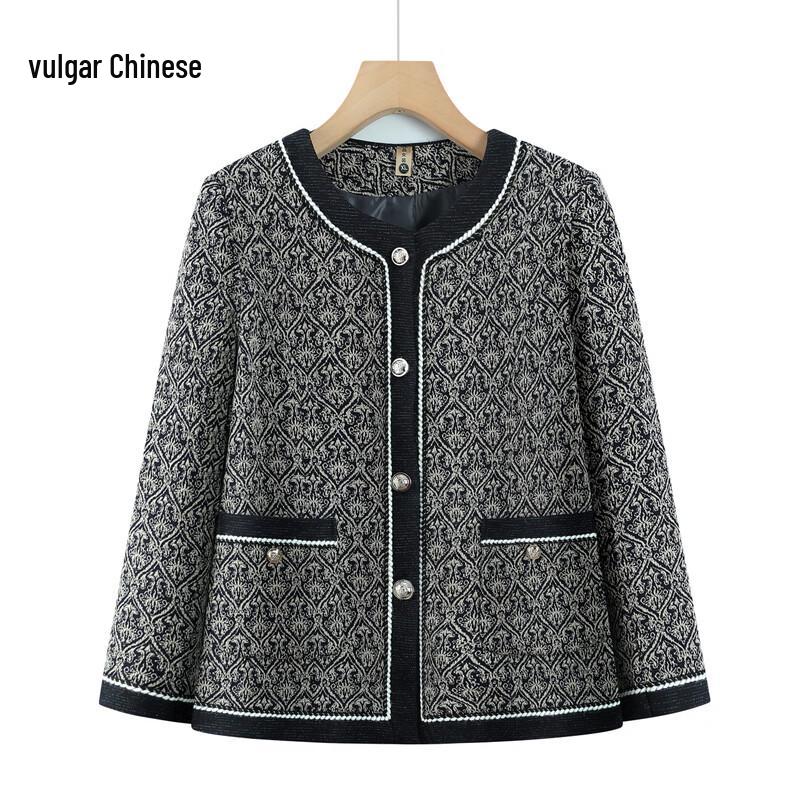 Women s Little Fragrant Style Spring Jacket D-3XL