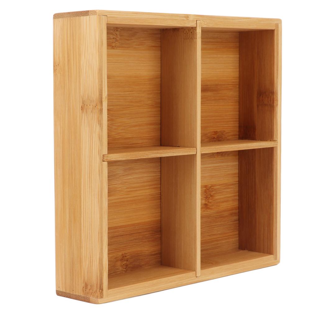 Snack Serving Tray Bamboo Board Paint Free Safe Eco Friendly Divided Dried Fruit Serving Container