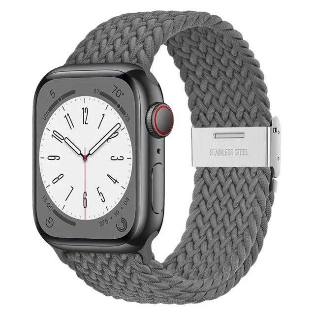 Braided Solo Loop Strap For Apple Watch Ultra2 Band 49mm 45mm 44mm 40mm 41mm 42mm 46mm Correa Bracelet Series 8 7 Se 6 9 3 10 11