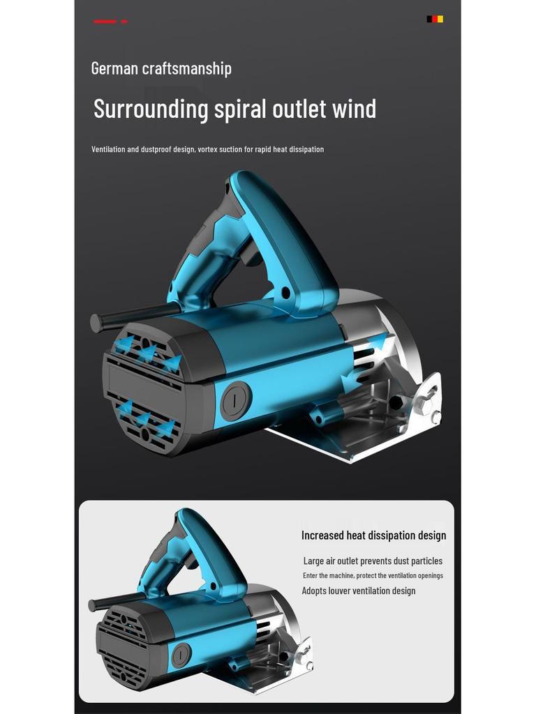 Hochleistungs-Multifunktions-Handtrennschleifer für Fliesen, Stein und Holz