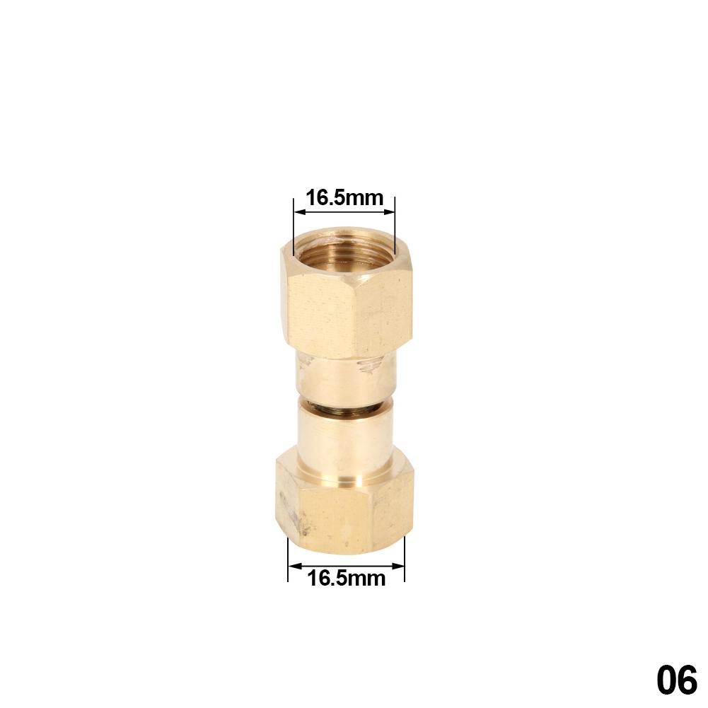 Anti Twist Wash Gun To Hose Connector M22 M14 G1/4 G3/8 Swivel Fitting Adapter Coupler
