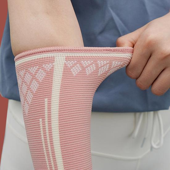 1 Pair Sports Wristband Stretchy Breathable Sweat Absorbing Wrist Compression Sleeve Men Women Volleyball Basketball Tennis Knitted Wrist Brace