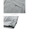 Menseye Men's T-Shirt Jacket Men's Turn-Down Collar Half-Sleeve Shirt Fabric Hem Shrinkage Functional Jacket