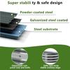 8x4x1ft 2 Pack Galvanized Oval Raised Garden Bed Outdoor Planter Box Metal Patio Kit Planting Bed for Vegetables Flowers Herb S