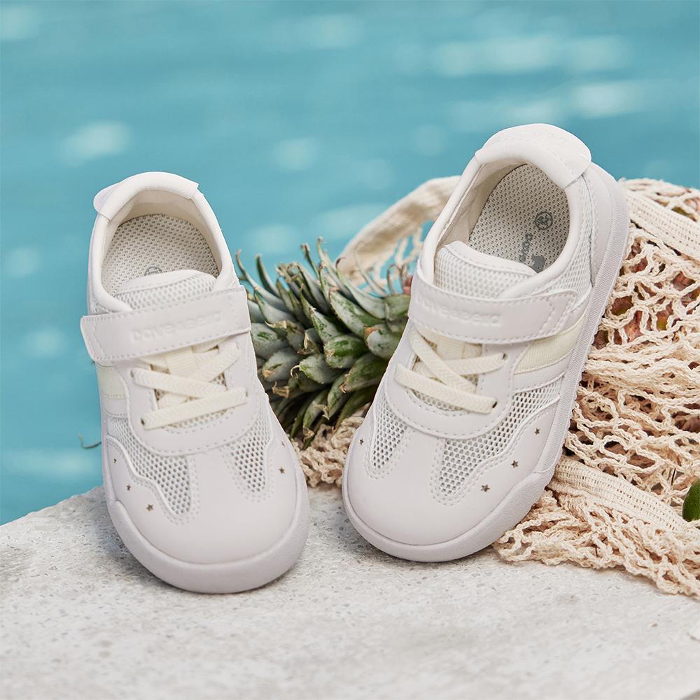 Dave Bella Girls Mesh Board Shoes Summer Breathable Casual Fashion Cool Children Beige Sports Shoes Outdoor Sandals DB2261476