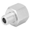 2PCS BSP Pipe Fitting Connector Stainless Steel Female Thread   Male Thread ConnectorFemale Thread 1 2in   Male Thread