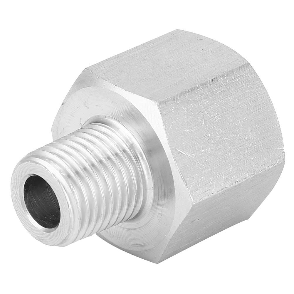 2PCS BSP Pipe Fitting Connector Stainless Steel Female Thread Male Thread ConnectorFemale Thread 1 2in Male Thread