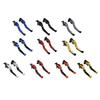 Nakira Brake and Clutch Lever Set for and GSXR and GSX250R, V-Strom250, GSR250, (Red Black)