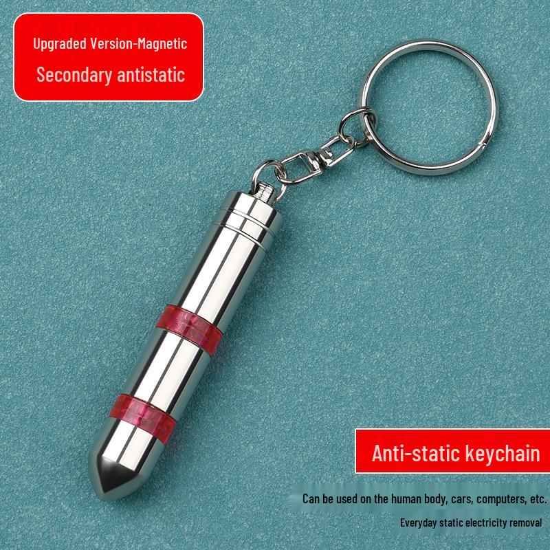 Anti-Static Cartoon Keychain - Static Eliminator for Cars
