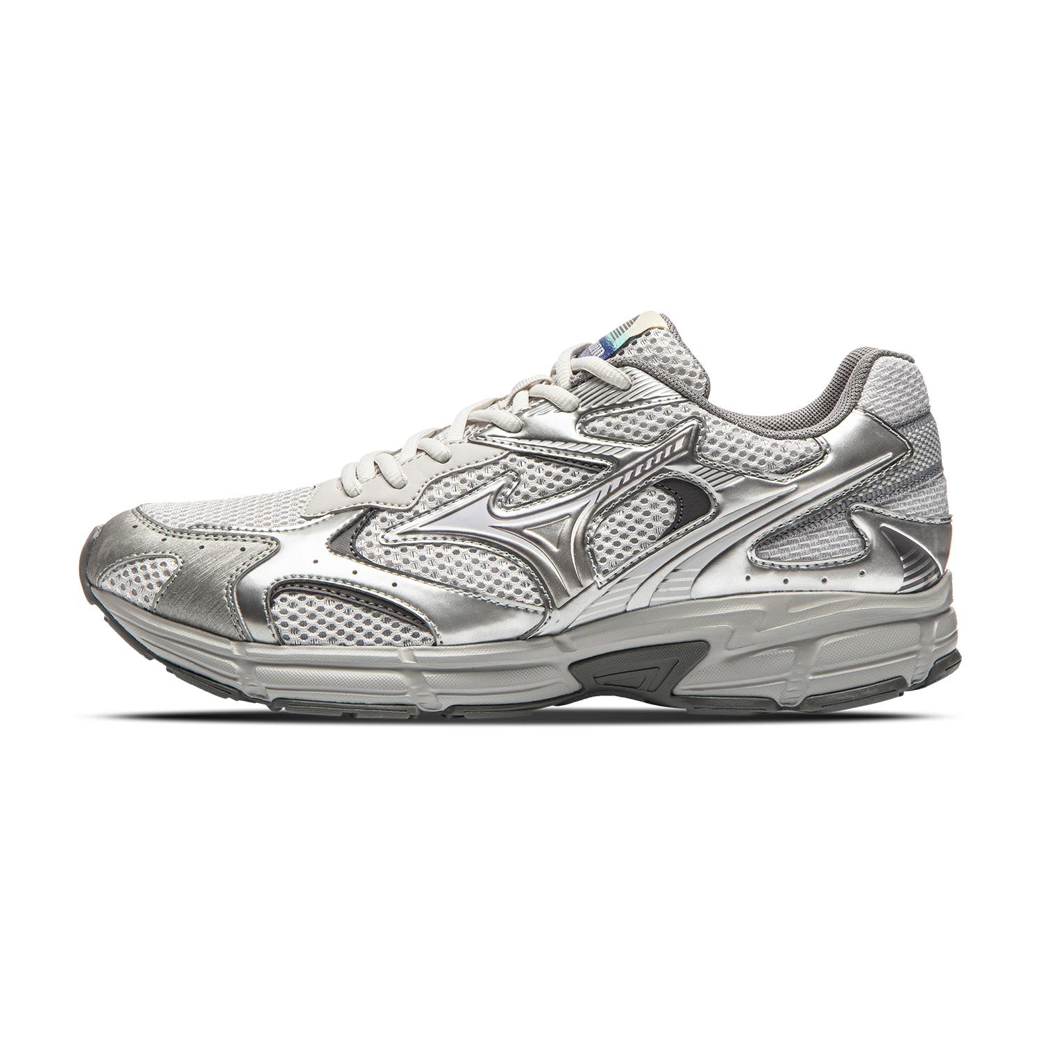 Mizuno Speed 2K Ретро Модные Универсальные Городские Для Поездок Комфортные Низкие Кроссовки Для Бега Унисекс Кроссовки Темно-Серебристый D1GH252907 36.5