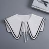 Women Shirt Collar Vintage Top Neckwear Ties New Lapel Fake Collar