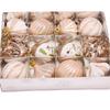 12Pcs/Box 6CM Christmas Hanging Balls Shatterproof Electroplated Painted Christmas Ball Set Plastic Christmas Hanging Ornament