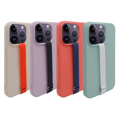 IPhone 14 Sıvı Silikon Koruyucu Kılıf ve Kordonlu