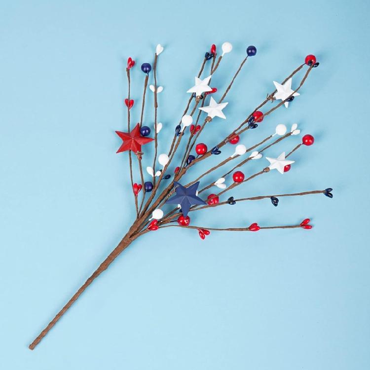 Premium Plastic Artificial Berries On Stems Multifunctional Seasonal Display Item Celebratory Table Centerpieces