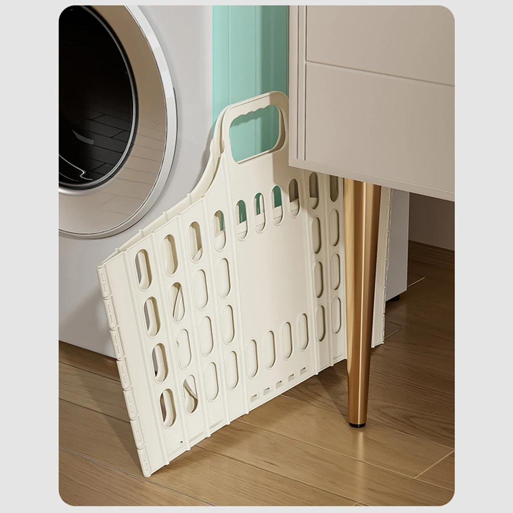 Foldable Laundry Basket with Large Capacity Storage bathroom storage basket Organizer for Home Dorm Space-Saving Clothes Hamper