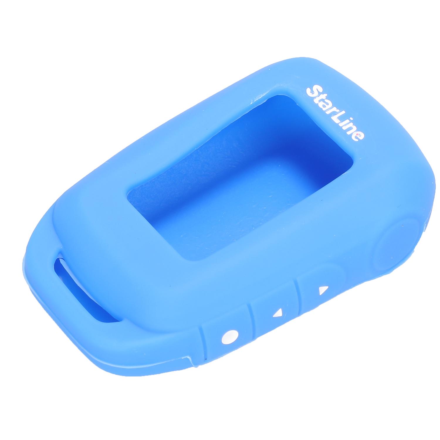 

jingyuqin дистанционный силиконовый брелок для Starline A92 / A94 / V62 / A62 / A64 русская двухсторонняя автомобильная сигнализация ЖК-дисплей управления темно-синий