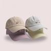 Korean Style Cotton Mesh Baseball Cap Classic Embroidered Design Lightweight Breathable Hat for Outdoor Leisure and Fashion