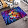 Colorful Butterfly Carpet with Abstract Swirl Design, Vibrant Home Decor Suitable for Use As an Anti-slip for Living Room Bedroom Sofas