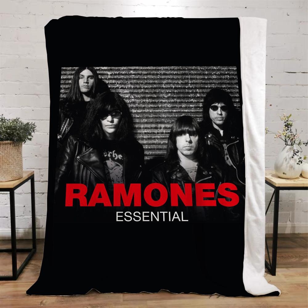 

Ramones дизайнерское плед пушистые ворсистые одеяла для кровати постельное белье из микрофибры для дома и декора вязаное пляжное полотенце в клетку 75x100cm