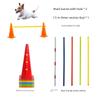 Dog Agility Training Equipment Dog Obstacle Training Jump Rod Cone Barrel Sign Post Combination Hurdle Dog Trainer Pet Supplies