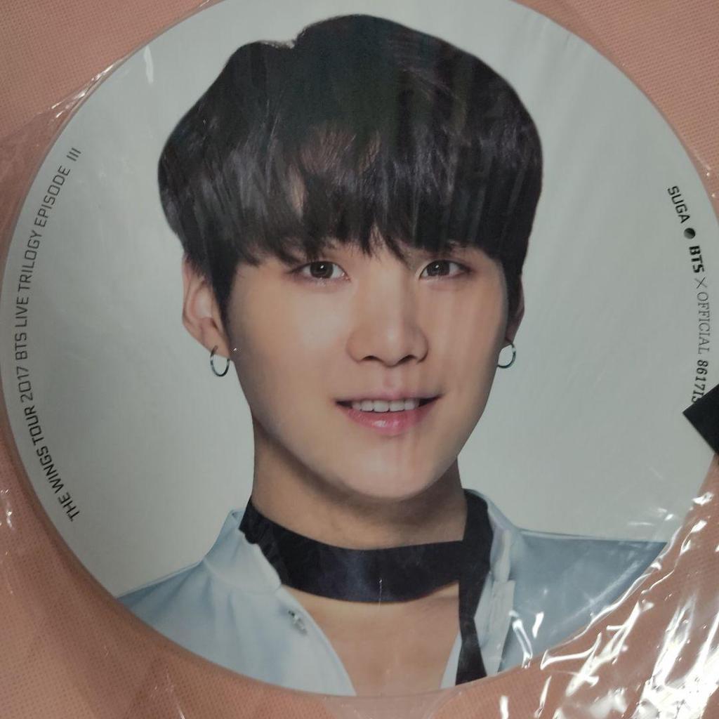 [USED] SUGA Yoongi Fan WINGS Flag Magic Shop MS BTS