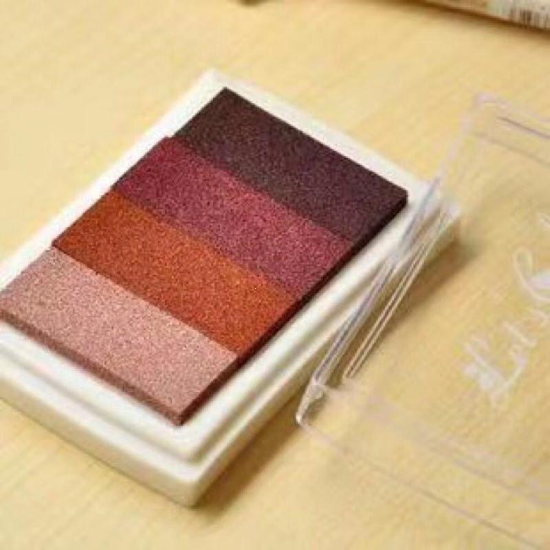 Colored Ink Pad for DIY Rubber Stamps, Children's Finger Painting, Calligraphy, and Journals