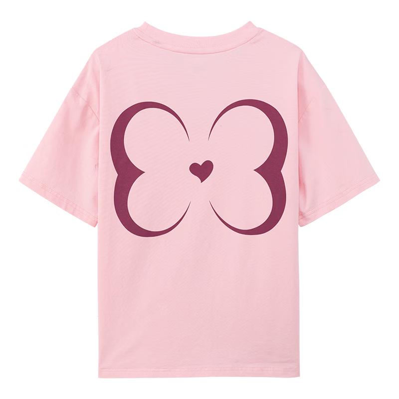 Girls  Summer Cool & Breathable Casual Short Sleeve T-shirt 130