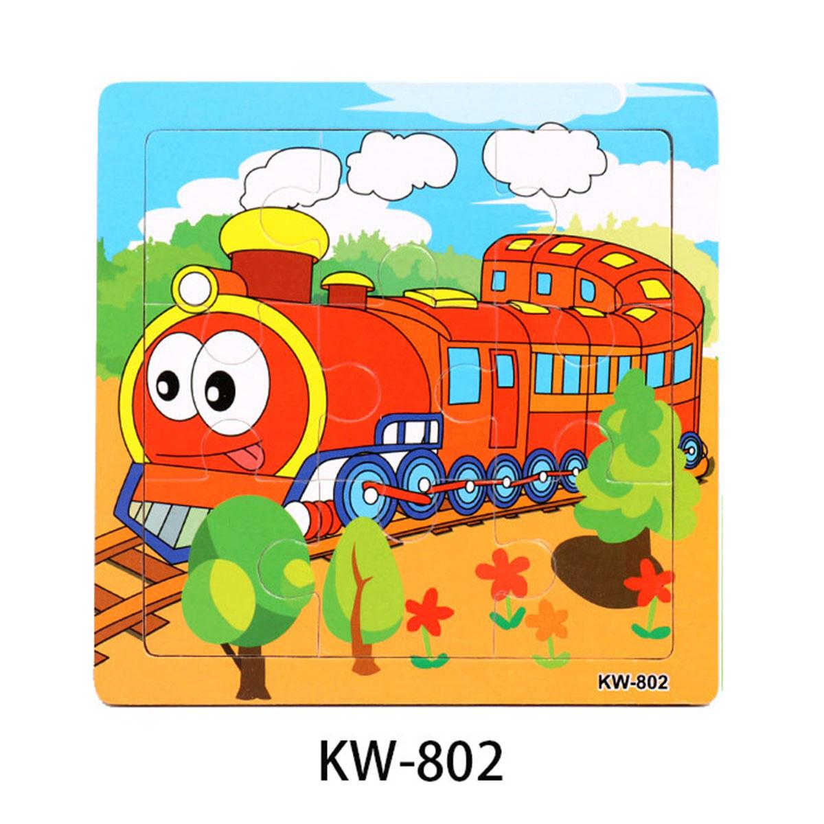 High-Quality 1Pc 14.8Cm/5.82In High-Quality Wooden High-Quality 9Piece High-Quality Jigsaw High-Quality Puzzle High-Quality Children High-Quality