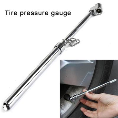 Car Tire Pressure Gauge Dual Head Truck Air Pressure Gauge for Cars Bikes Vehicles