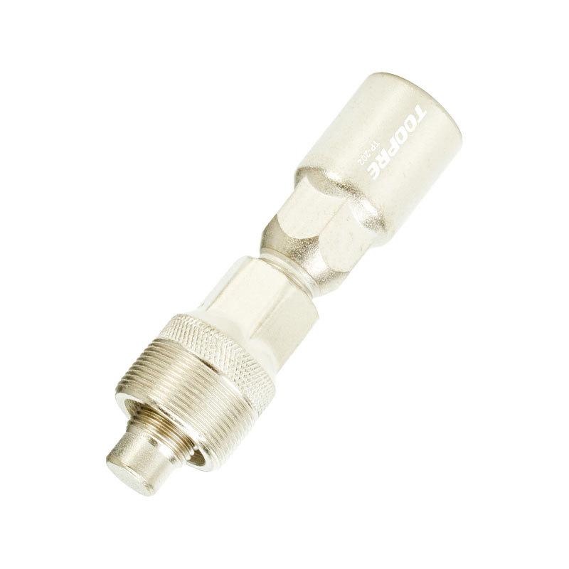 Practic Mtb Biciclete Biciclete Manivelă Roată Extractor Suport inferior Ciclism Crankset Pedal Remover Instrument de reparare Argintiu